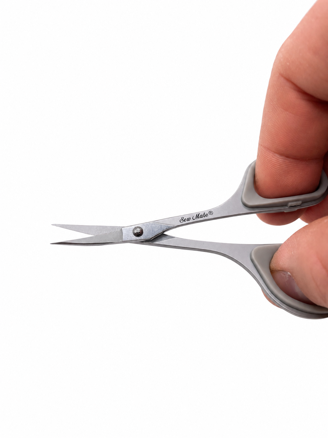 Sew Mate Stickschere (gebogene Spitze) ES-1081CB mit Soft-Touch-Griffen