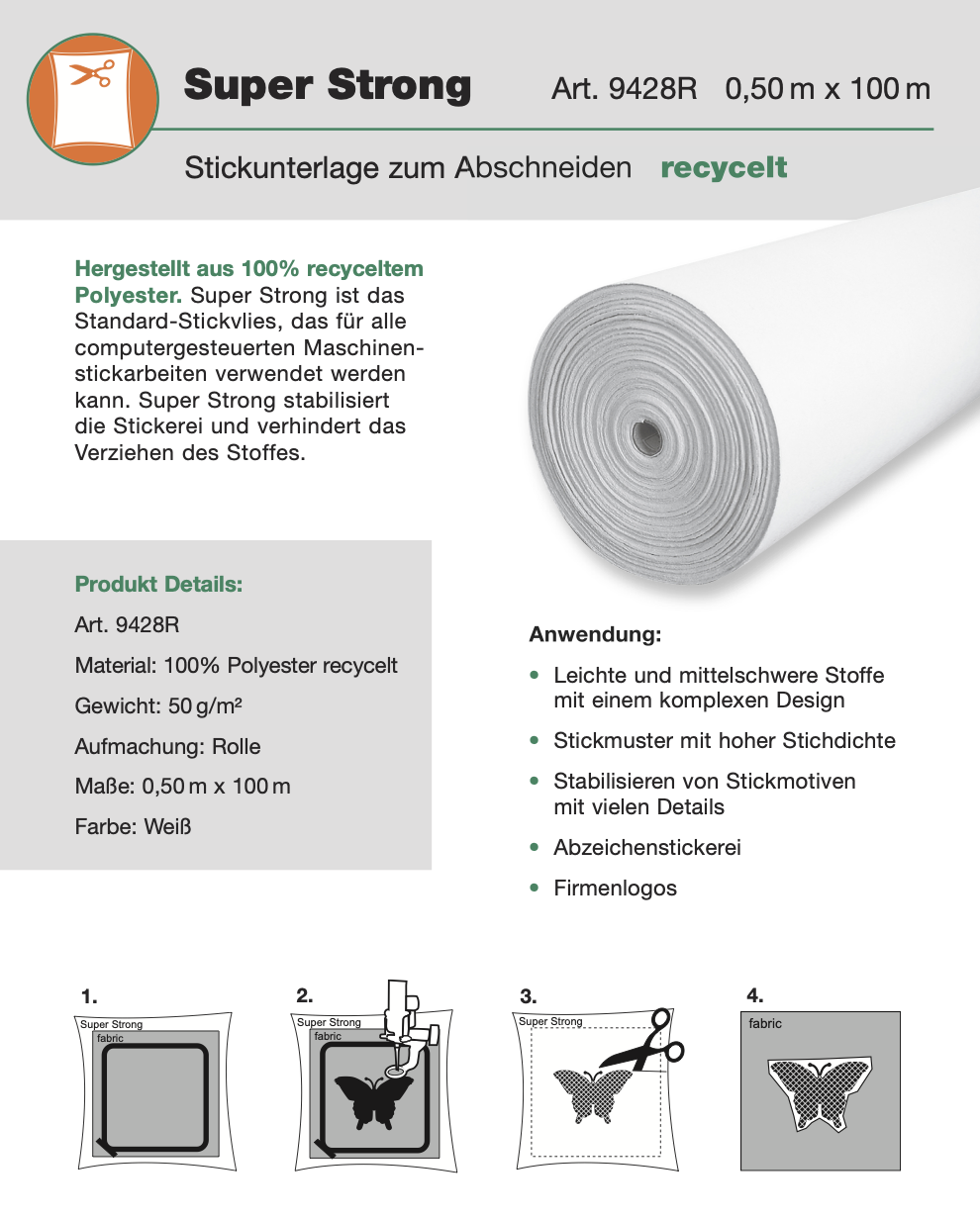Madeira Super Strong 0,50 x 100m / 1 Rolle
