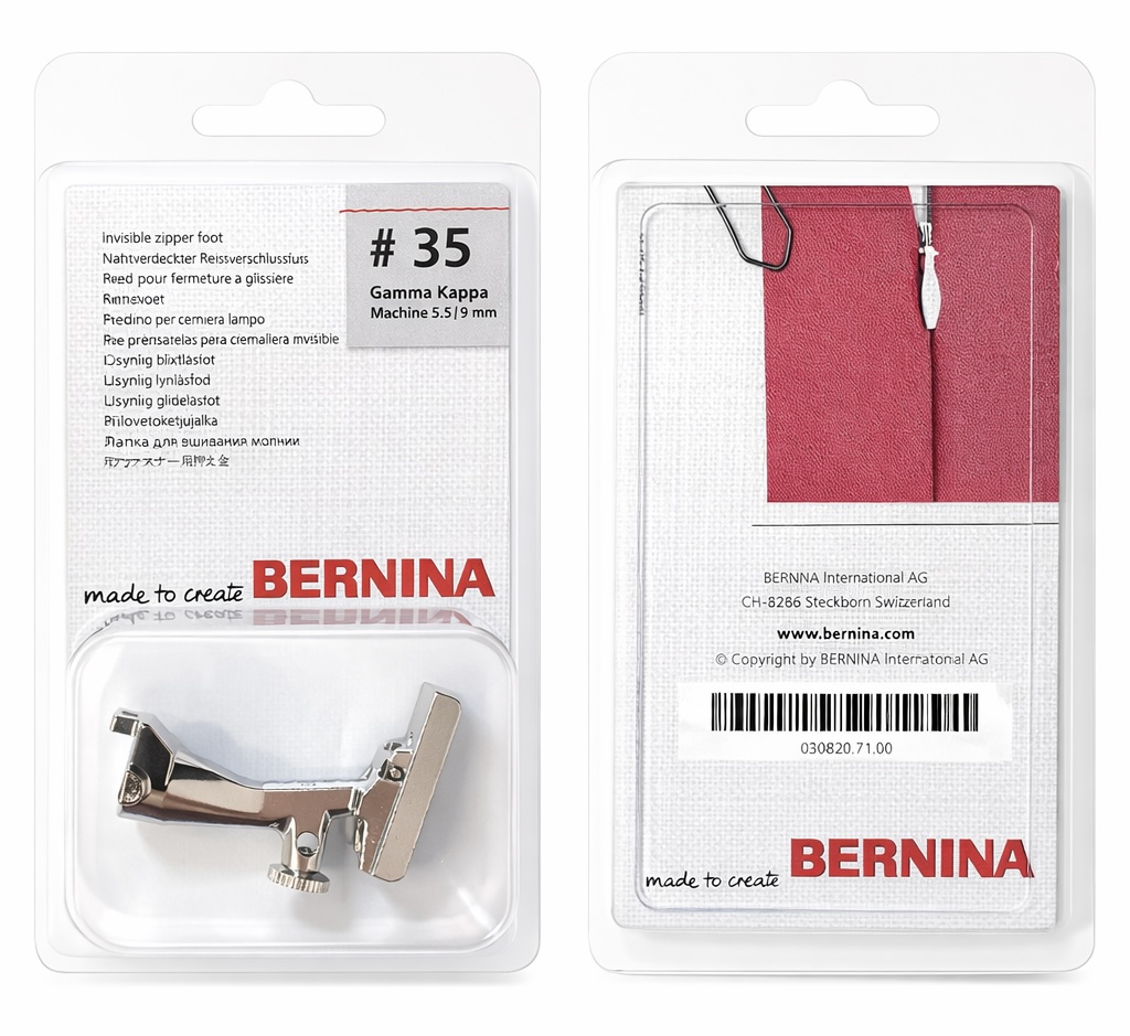 Bernina Reissverschlussfuss Nr.35