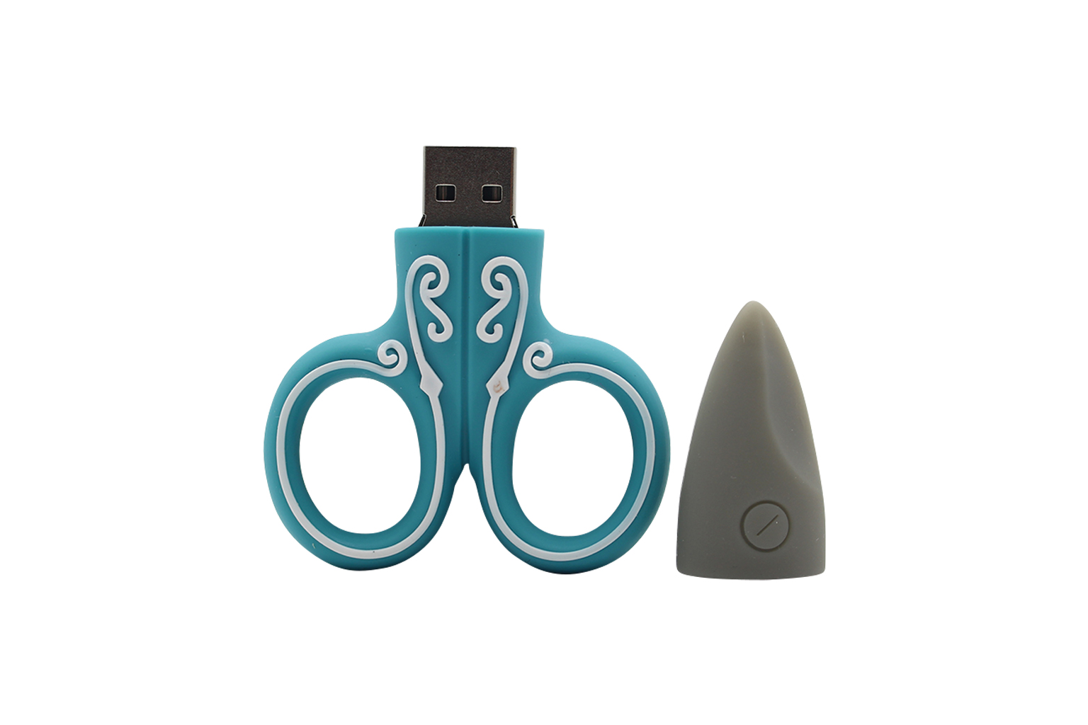 USB-Stick 16 GB Schere grün weiß
