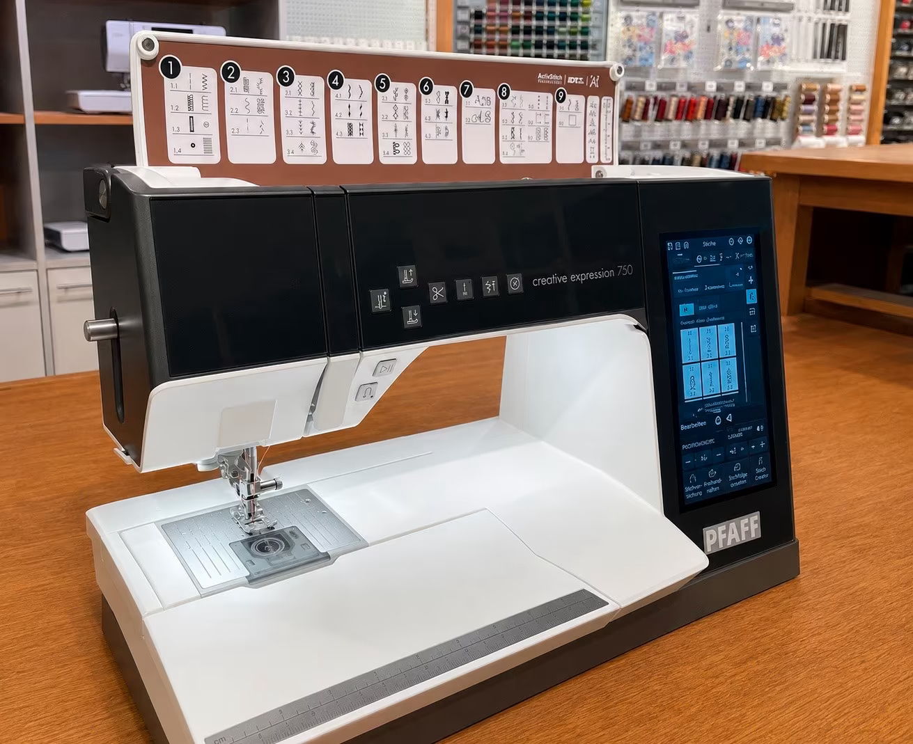 Pfaff creative expression 750 mit Stickmodul - gebraucht