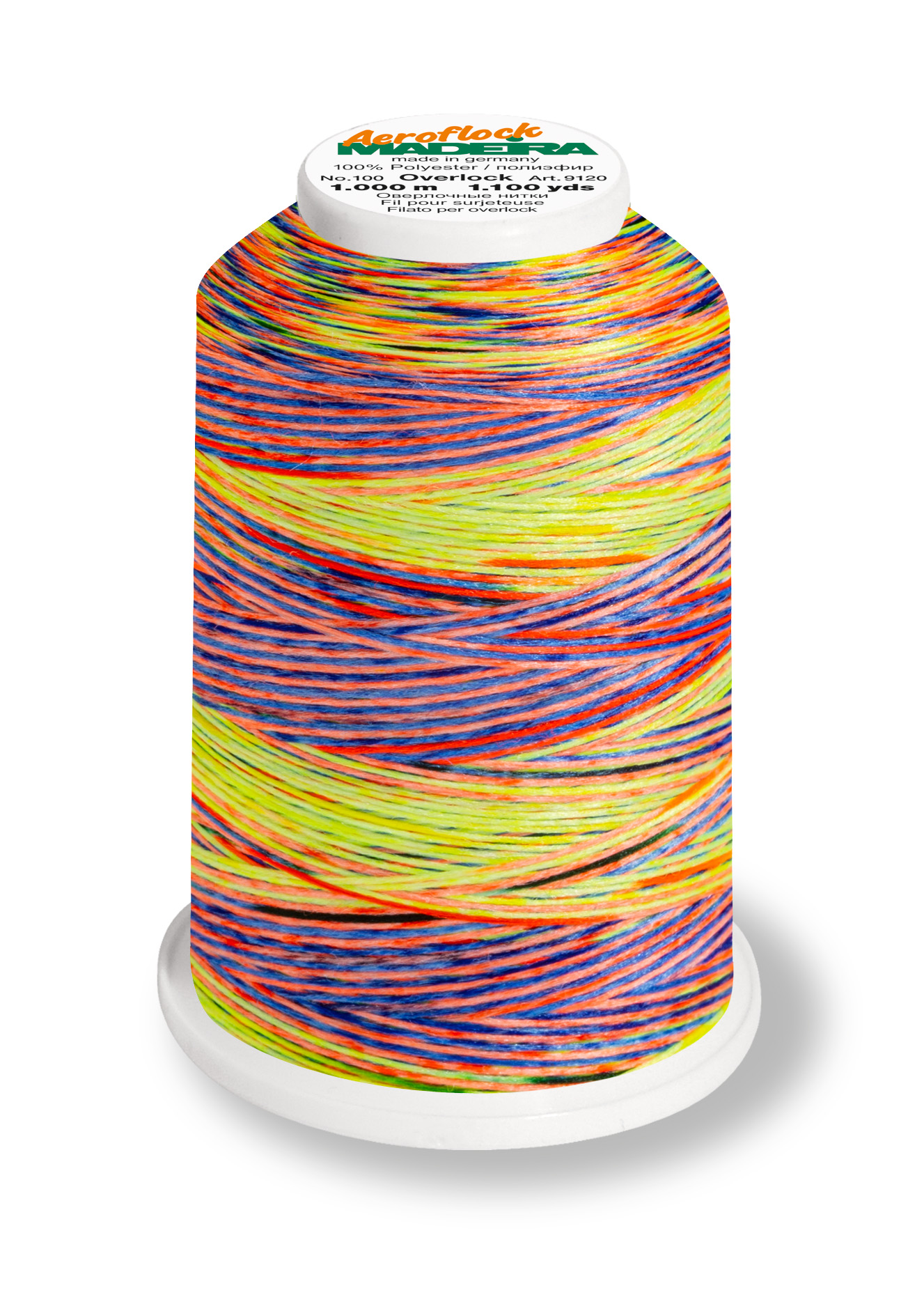 MADEIRA Aeroflock Multicolor No.100 1000m chameleon