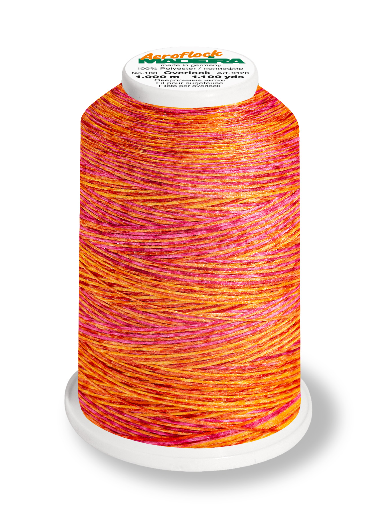 MADEIRA Aeroflock Multicolor No.100 1000m - coral fish