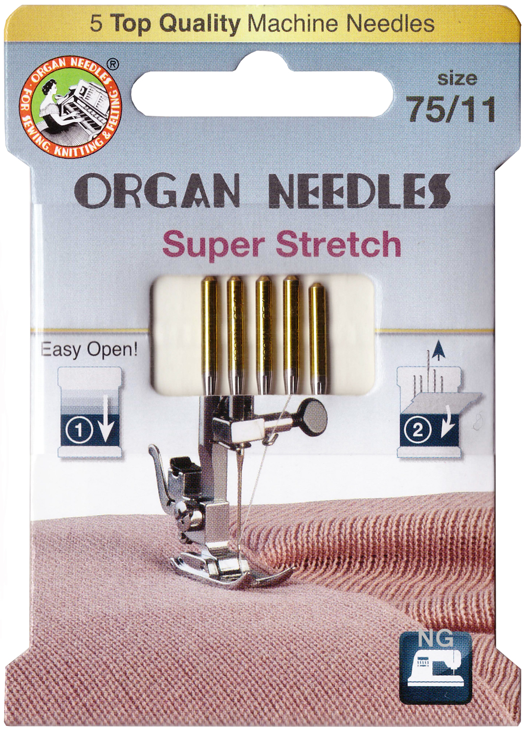 Organ Super Stretch Nadeln Stärke 75