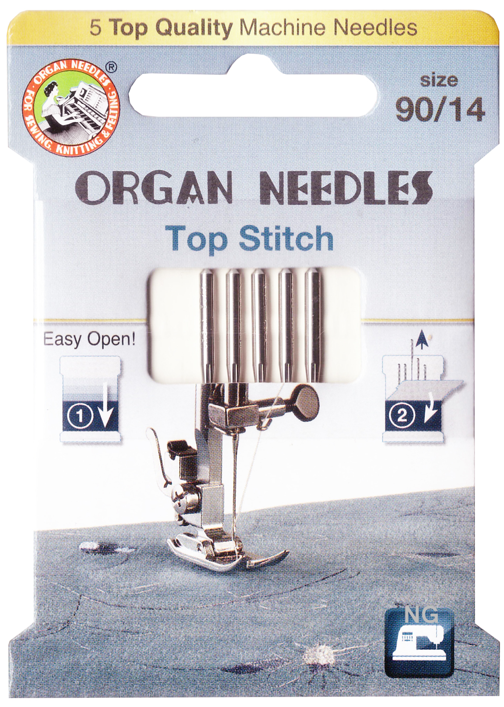 Organ Top Stitch Nadeln Stärke 90