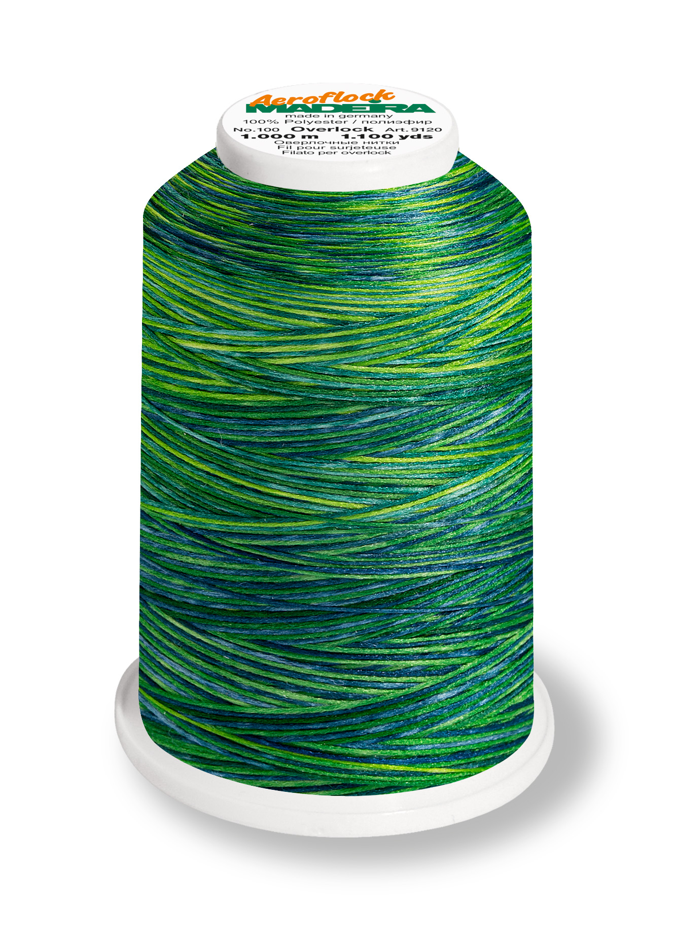 MADEIRA Aeroflock Multicolor No.100 1000m - amazone