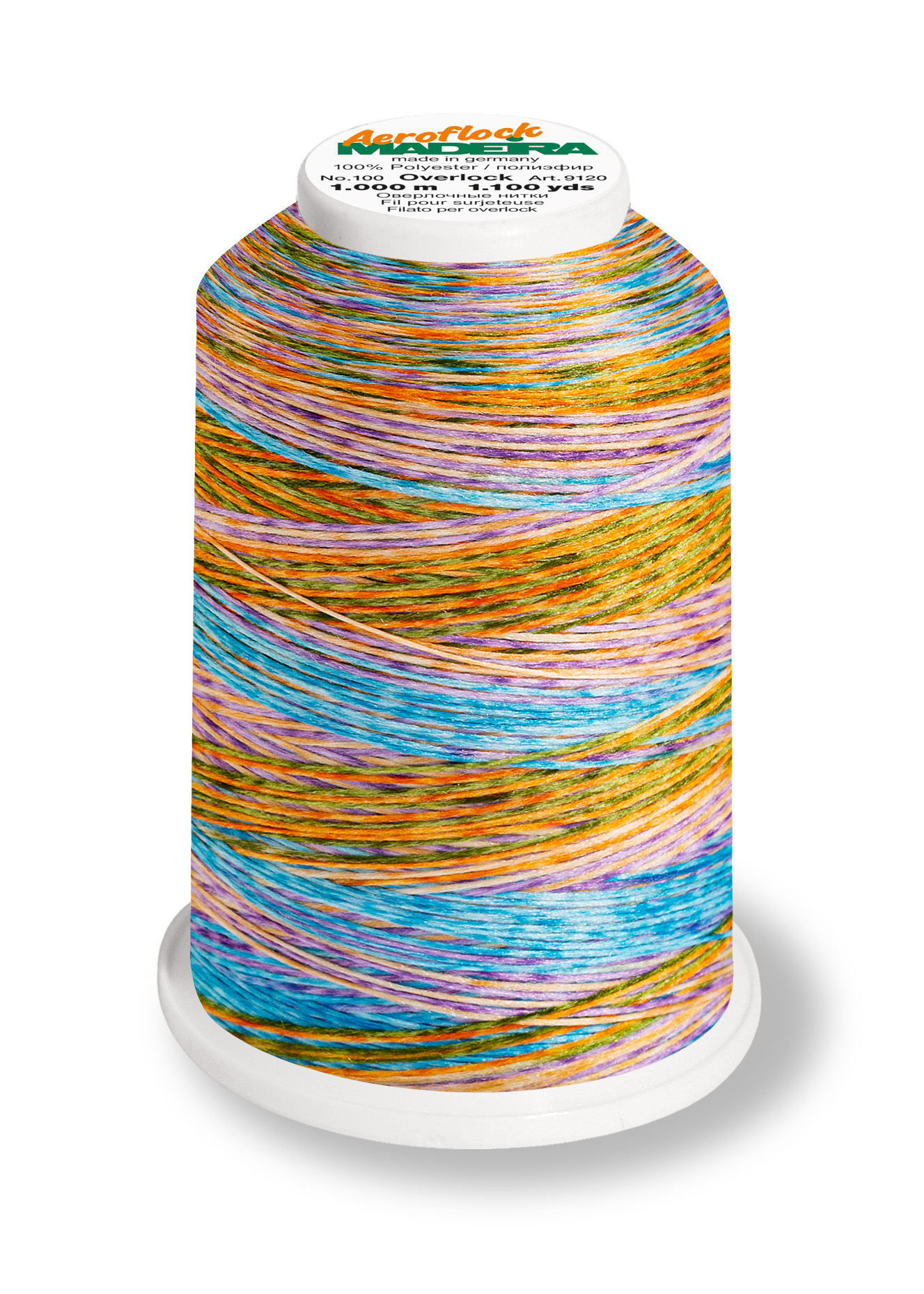 MADEIRA Aeroflock Multicolor No.100 1000m - opal