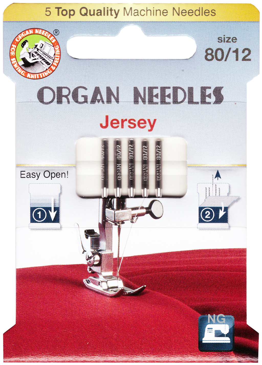 Organ Jersey Nadeln Stärke 80