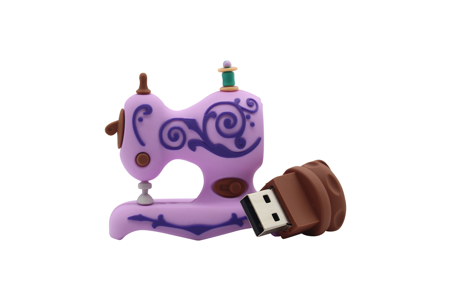 USB-Stick 16 GB Nähmaschine violett lila