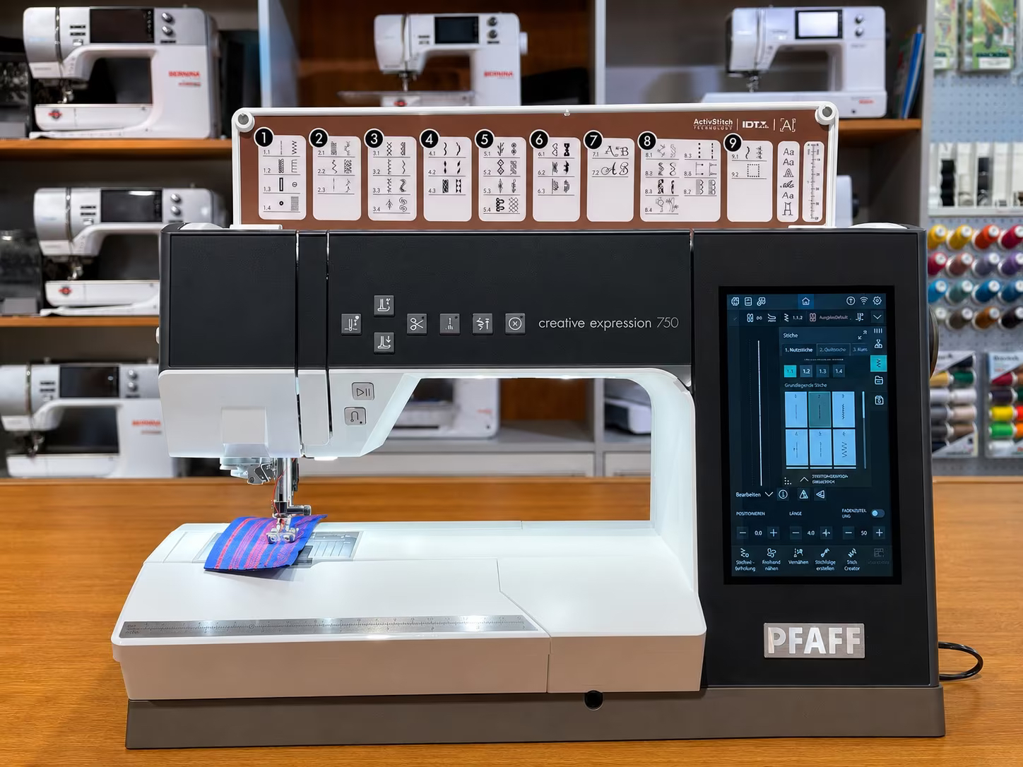 Pfaff creative expression 750 mit Stickmodul - gebraucht