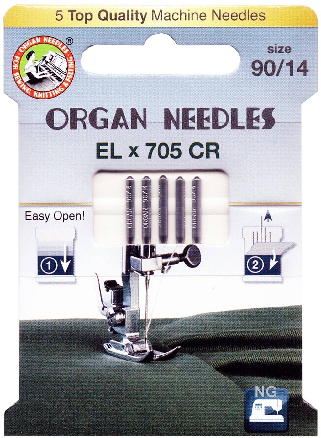 Organ Chromium Nadeln EL x 705 CR Stärke 90