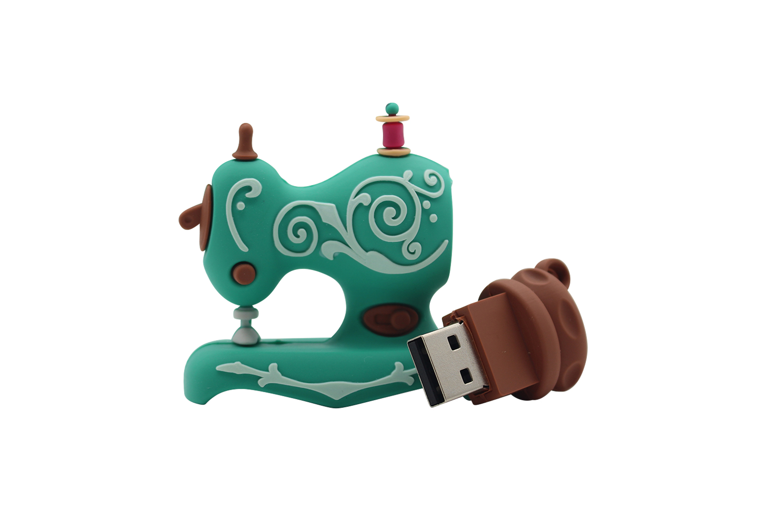 USB-Stick 16 GB Nähmaschine grün weiß