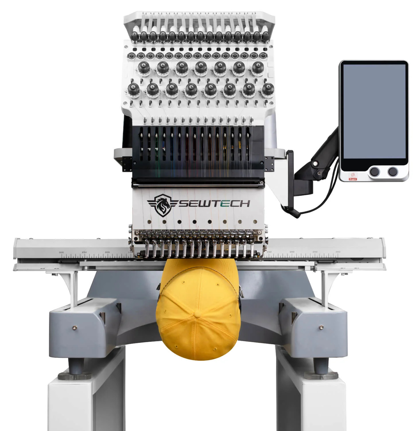 SEWTECH ST-1501 - 600x400mm Stickfläche 15 Nadel Stickmaschine mit viel Zubehör
