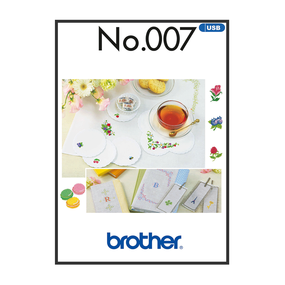 Brother Stickmuster USB Petit Point Nr.007